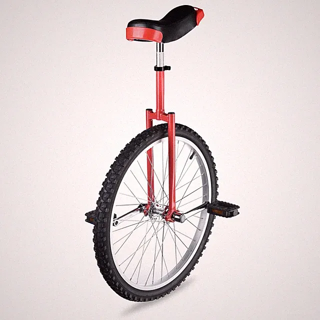 24" Unicycle Cycling Scooter Circus Bike Skidproof Tire Balance Exercise Gift