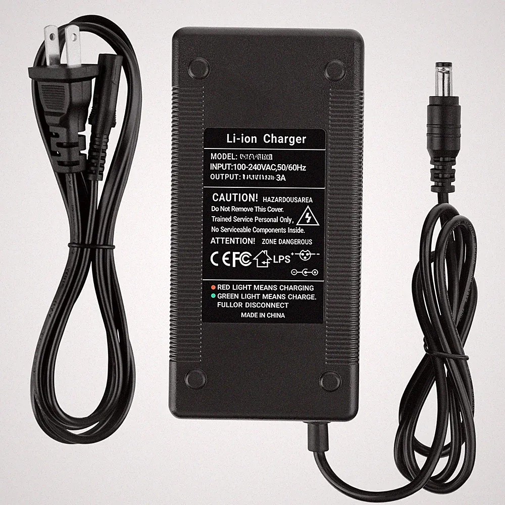 3A AC/DC Adapter Charger for Heybike Tyson and Cityrun Electric Bike Power Cord