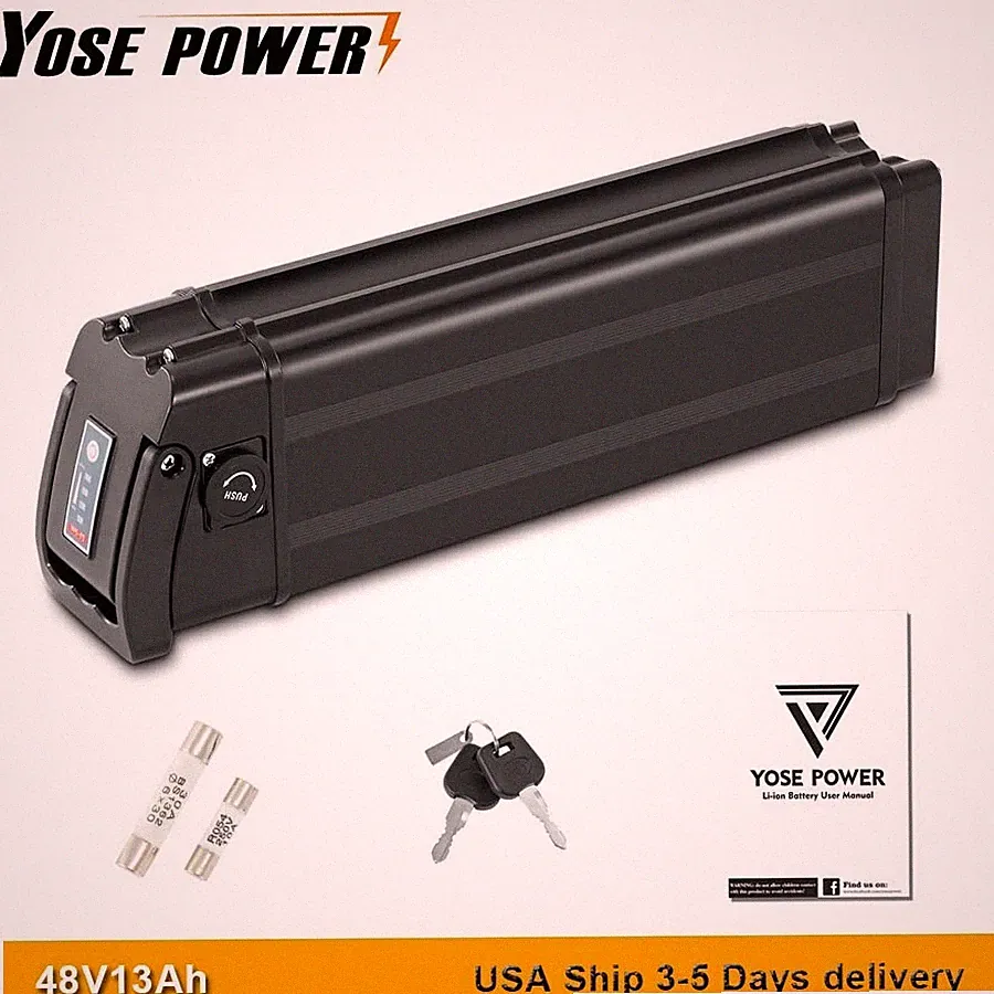 Electric Bike Battery 48V 13Ah Compatible with Heybike Mars 1.0 Electric Bike
