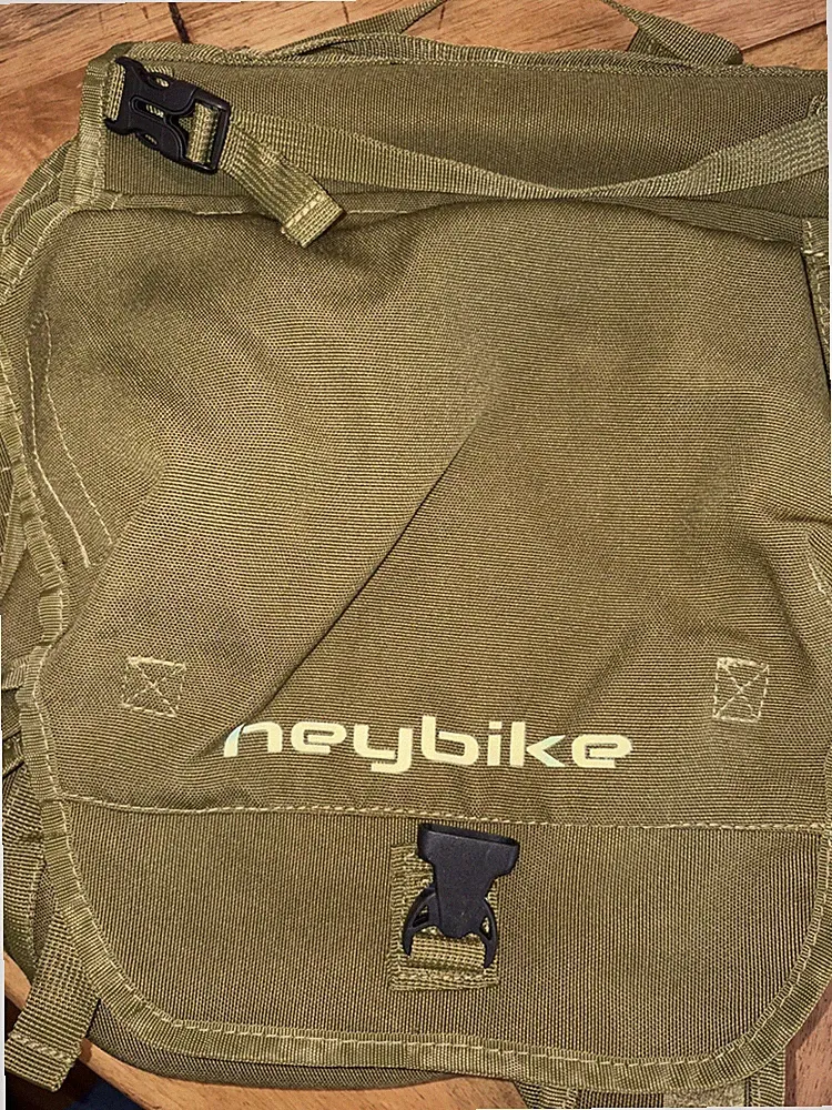 Heybike Bicycle Rear Rack Pannier Saddle Bag Green New