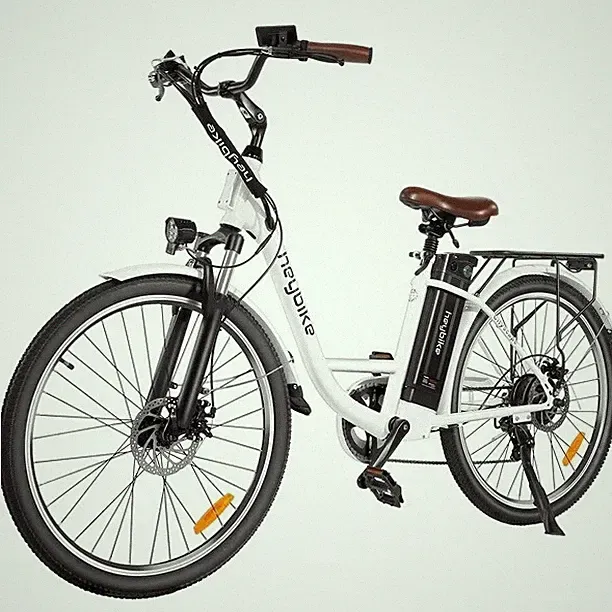 Heybike Cityscape Electric Bicycle, 26 In. 350W Motor City Cruiser Bicycle 40mph