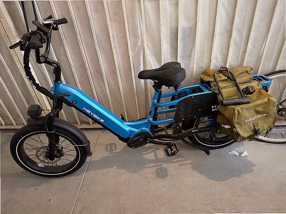 Heybike Fat Tire Hauler Dual-Battery eBike with extras
