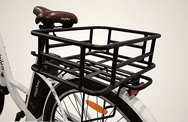 Large Basket Rear Iron e-Bike heybike -Snapcycle NEW