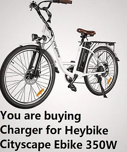 🔥Li-ion Lithium Battery Charger for Heybike Cityscape Electric Bike 350W ebike