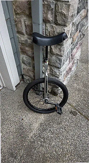Unicycle For Children. I Used It When I Was Younger. Only Cosmetic Wear